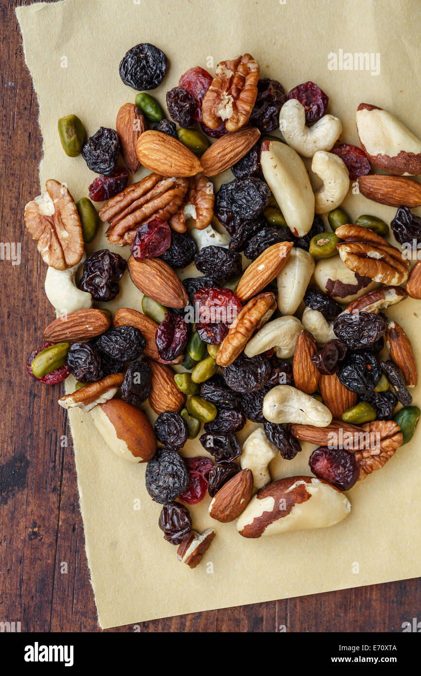 Dried fruits and nuts Stock Photo Alamy