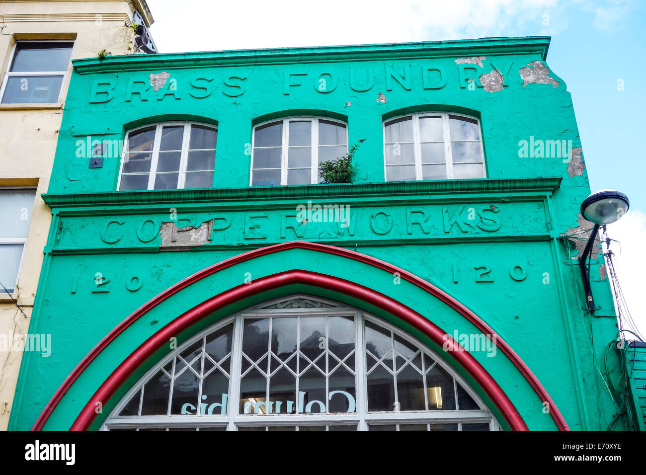 The old brass foundry and copperworks building in the city of Cork