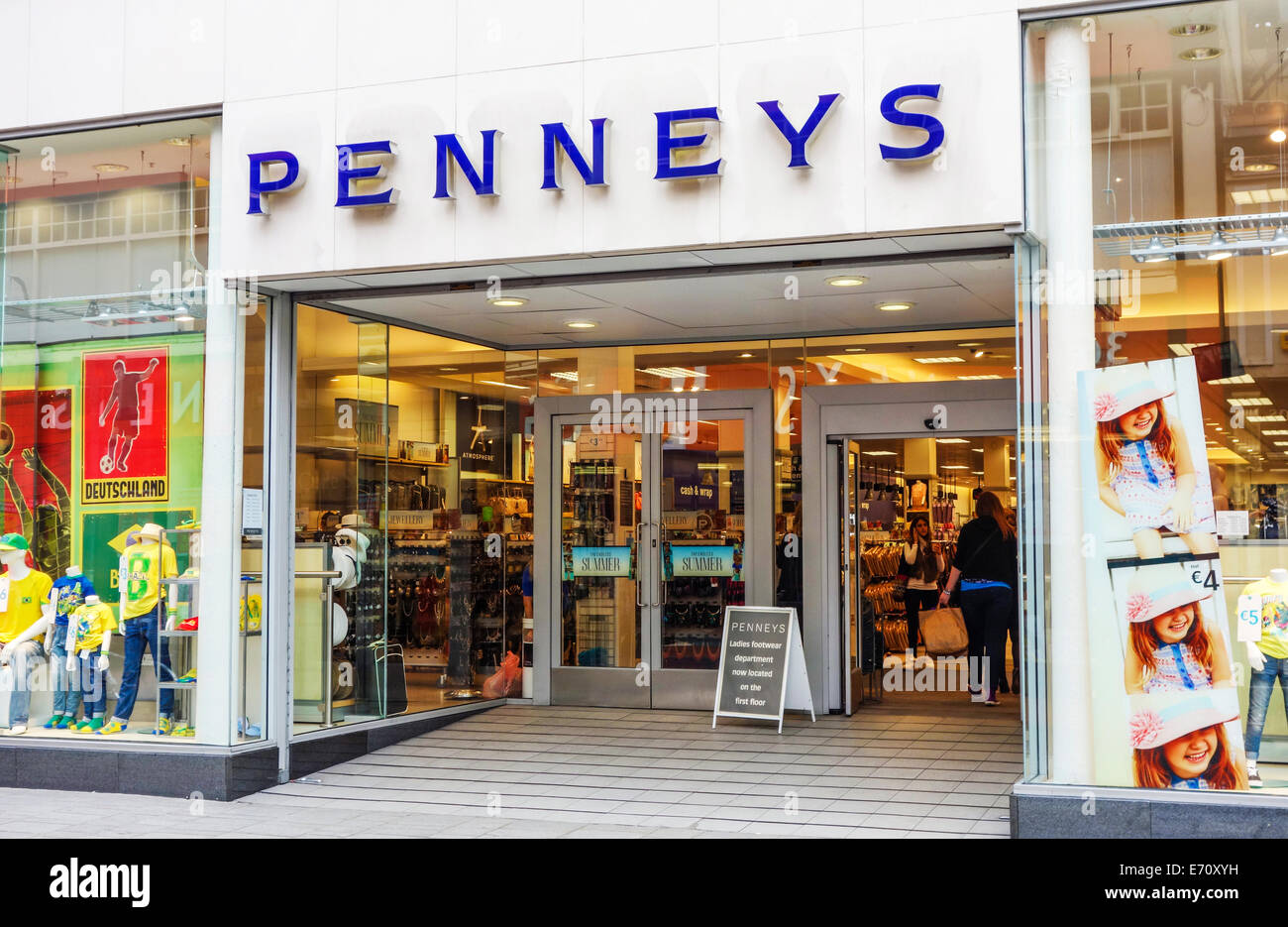 Penneys department store in Cork, Ireland. Stock Photo