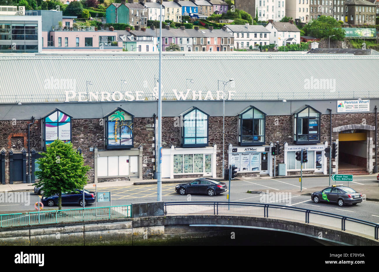 Penrose Wharf, Cork, Ireland. Stock Photo