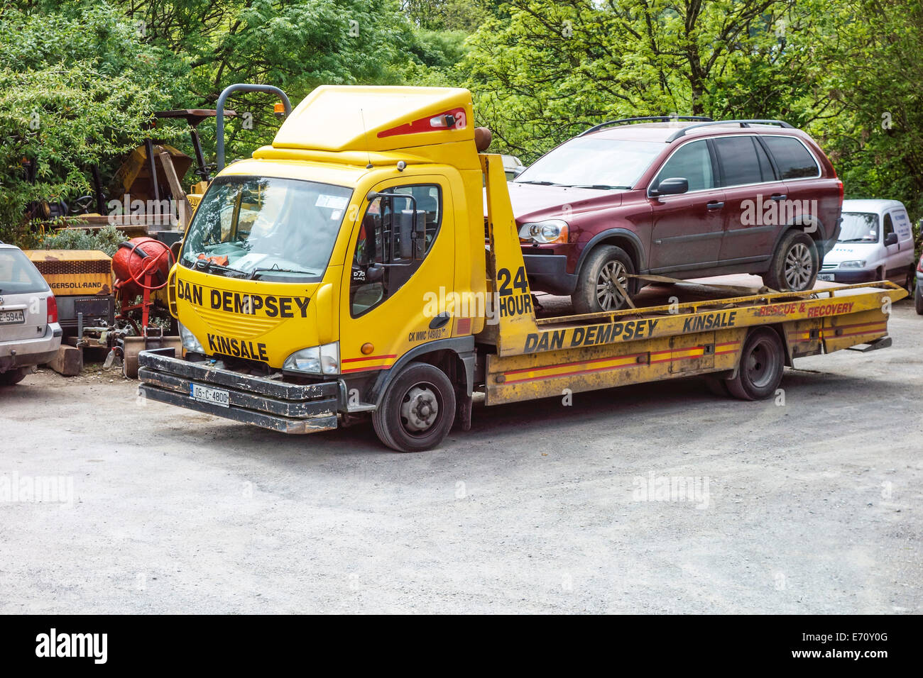 A car recovery vehicle. Kinsale, Ireland Stock Photo Alamy