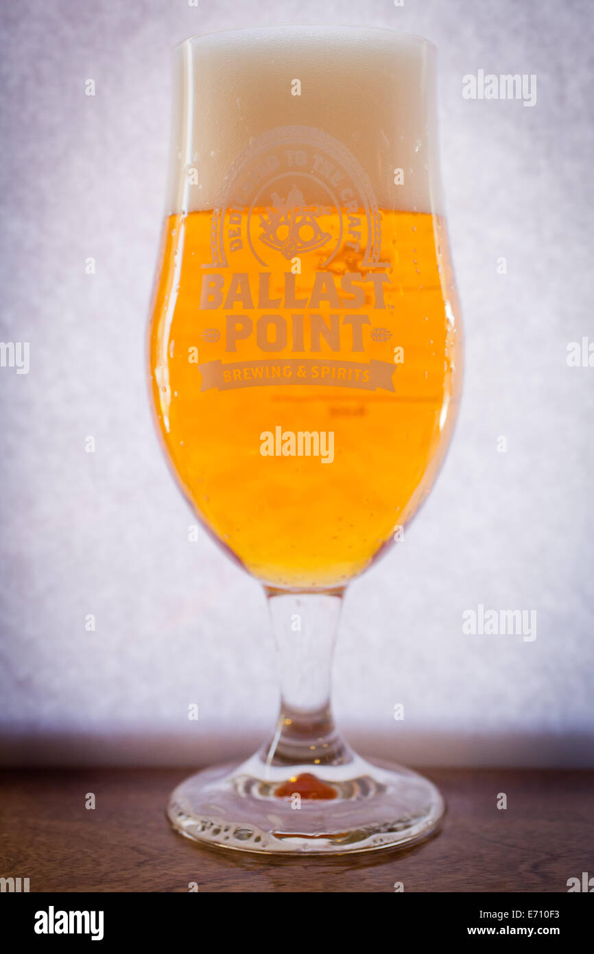 Pale Ale, Koelsch Style Ale in the tasting room of the Ballast Point