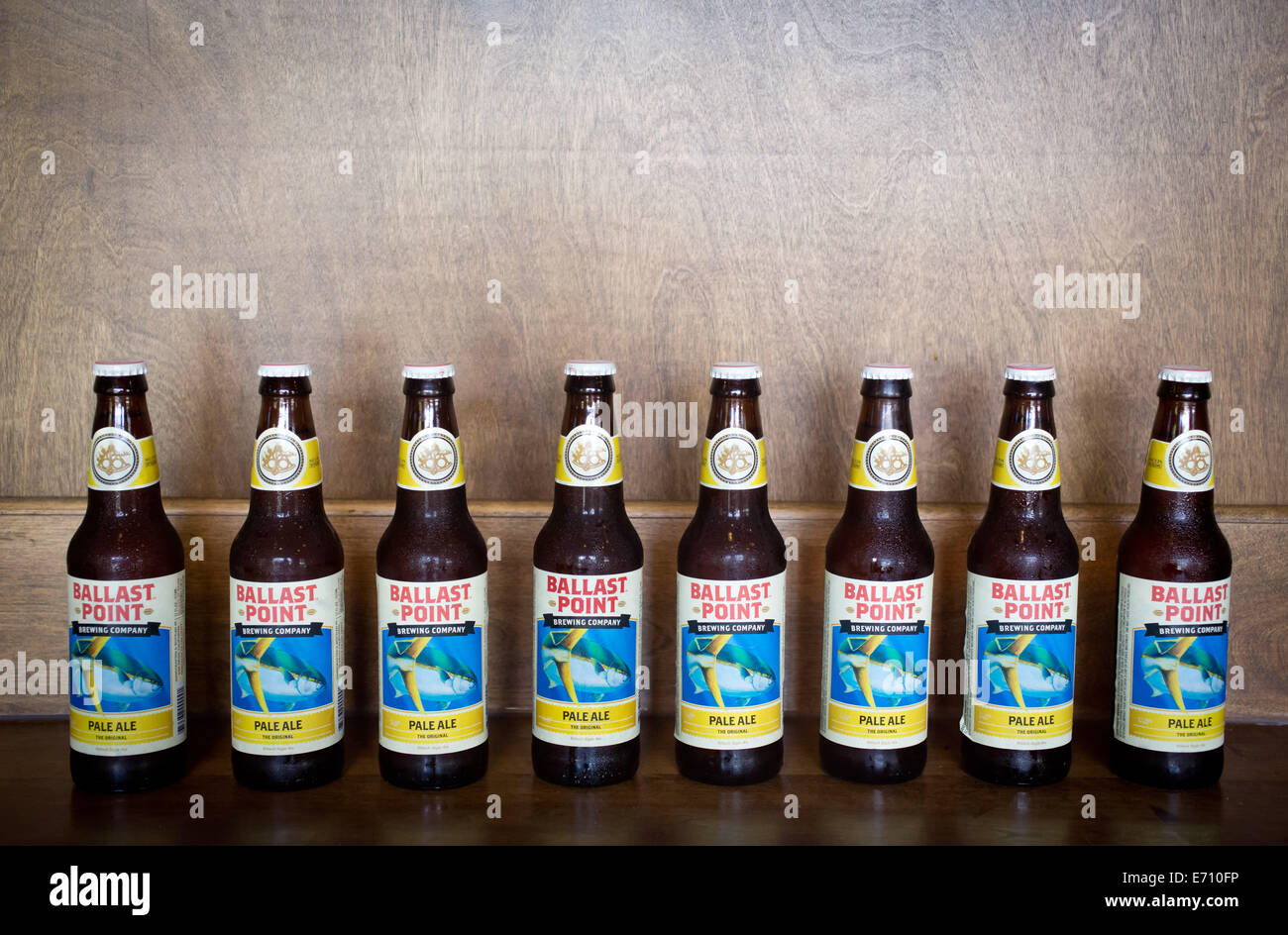 Bottles With Pale Ale Koelsch Style Ale In Tasting Room Of