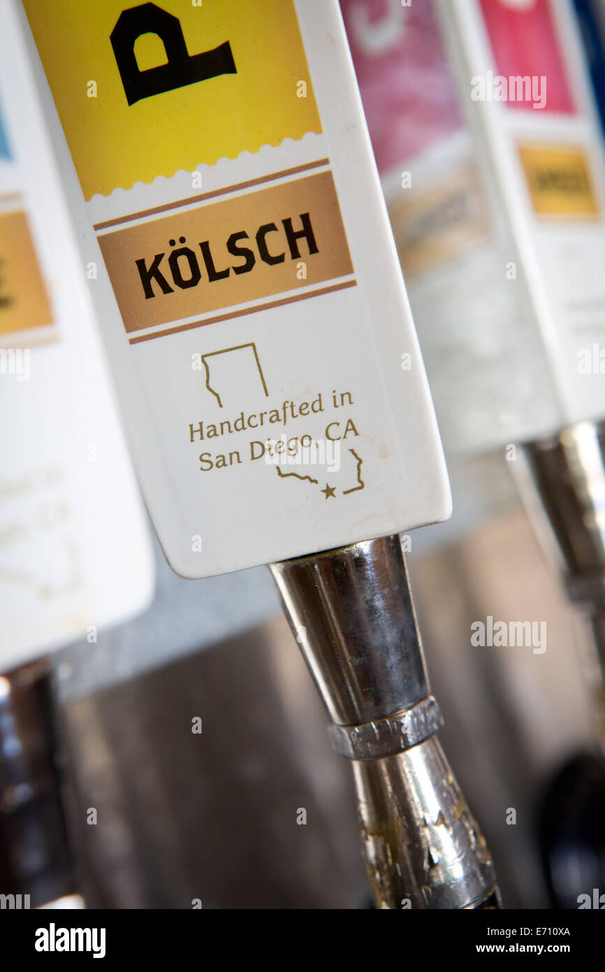 Tap with Pale Ale, Koelsch Style Ale in tasting room of the Ballast