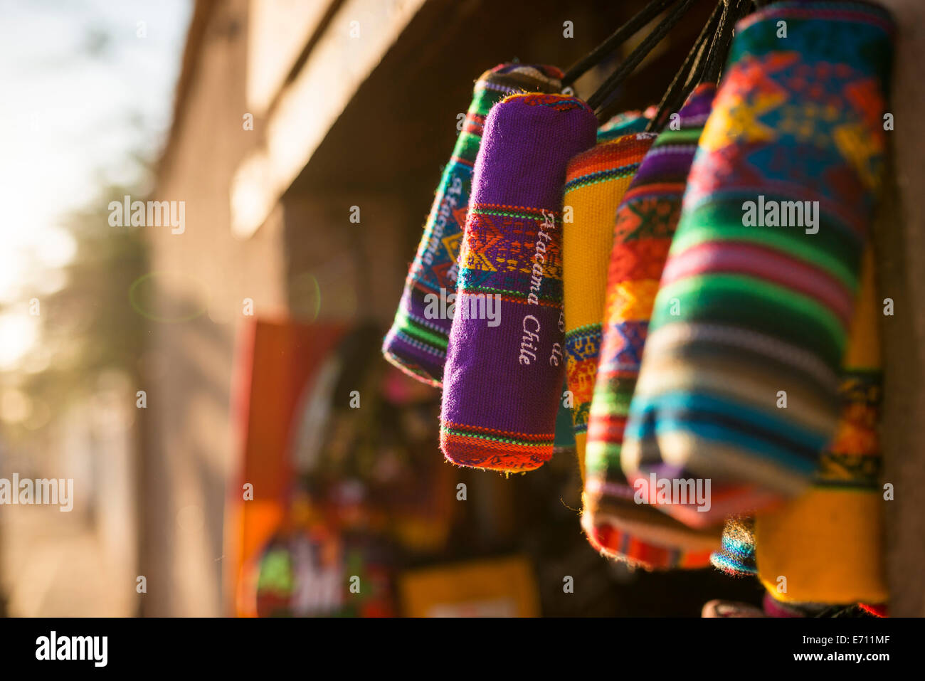 Hand-crafted souvenir, San Pedro de Atacama, Atacama Desert, El Norte Grande, Chile Stock Photo