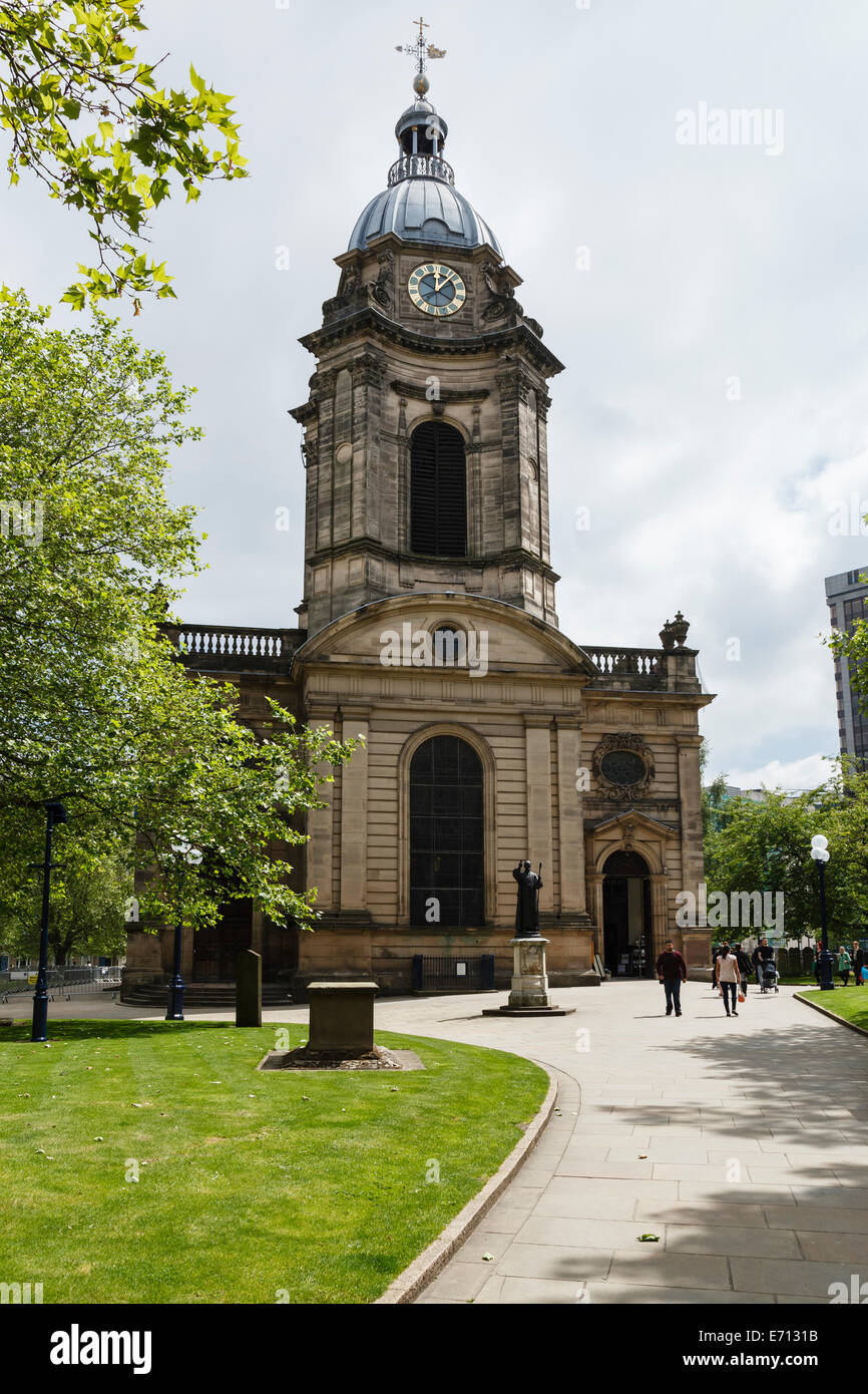 Birmingham Cathedral (St Philips), Birmingham, England Stock Photo