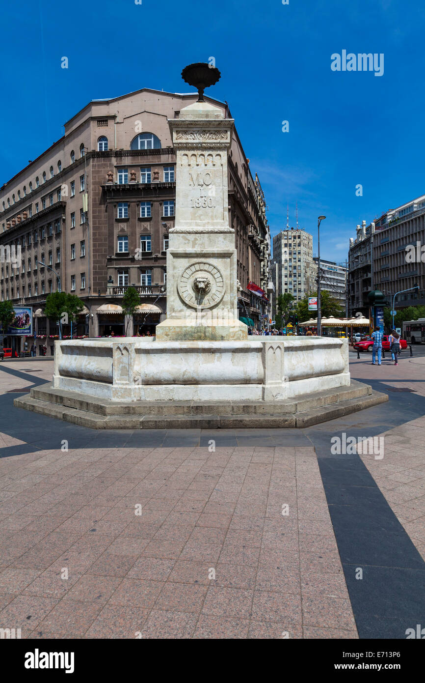 Serbia, Belgrade, Savski Venac, Terazije Square Stock Photo - Alamy