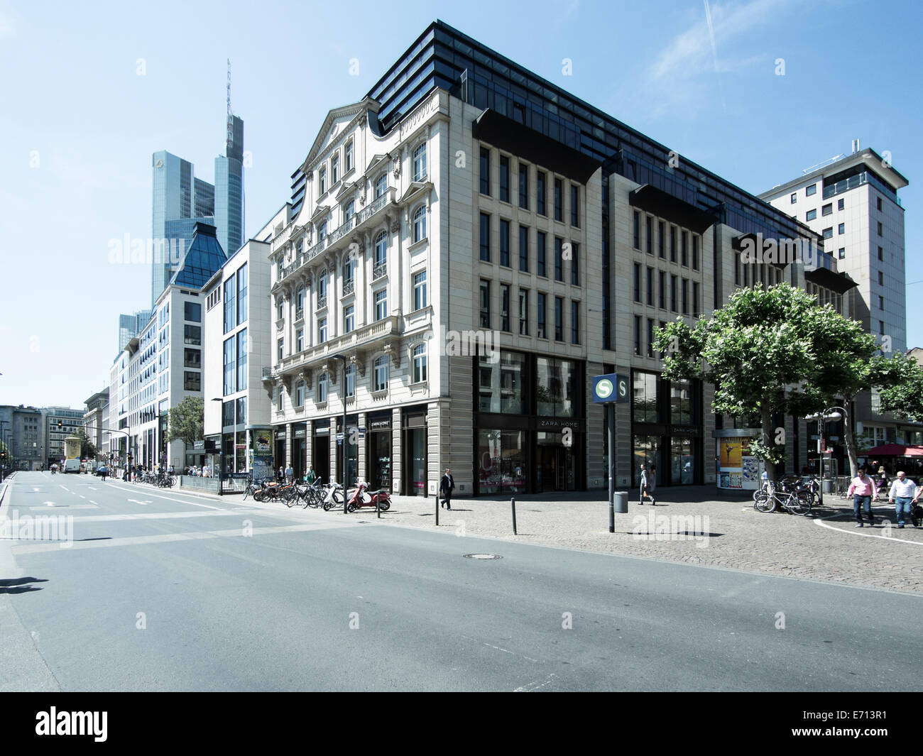 Germany, Hesse, Frankfurt, buildings at Goetheplatz and Rossmarkt Stock  Photo - Alamy