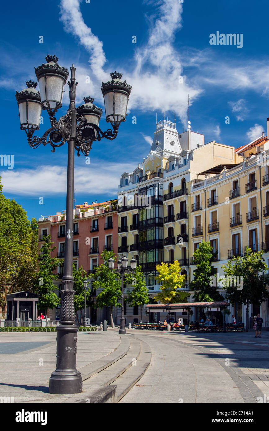 Historical buildings in Plaza de Oriente, Madrid, Comunidad de Madrid, Spain Stock Photo