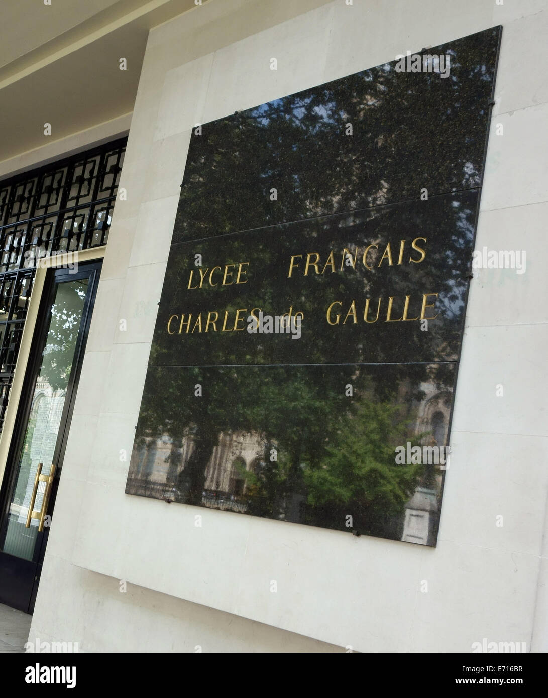 Lycee Francais Charles de Gaulle (French school), South Kensington, London Stock Photo