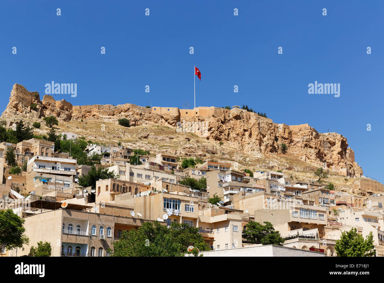 Turkey, Mardin, old town and citadel Stock Photo
