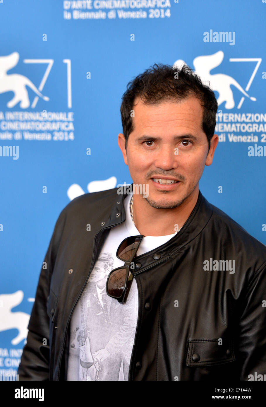 Venice, Italy. 3rd Sep, 2014. Actor John Leguizamo poses at the photocall for the movie 'Cymbeline' during the 71st Venice Film Festival, in Lido of Venice, Italy, Sept. 3, 2014. Credit:  Xu Nizhi/Xinhua/Alamy Live News Stock Photo