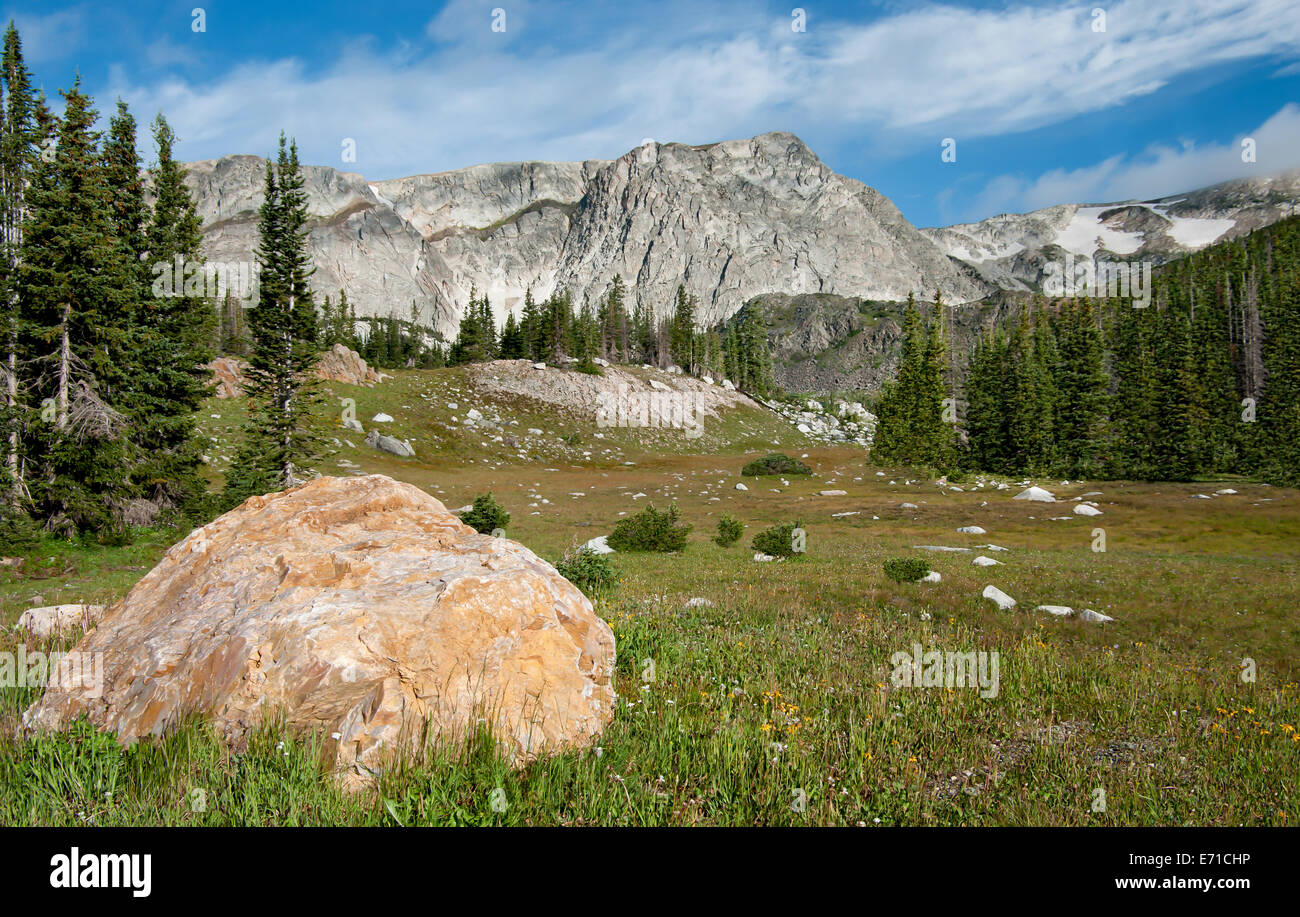 Mountain Clearing Stock Photo Alamy