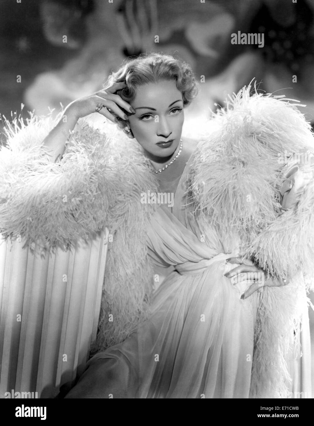 Stage fright marlene dietrich director Black and White Stock Photos