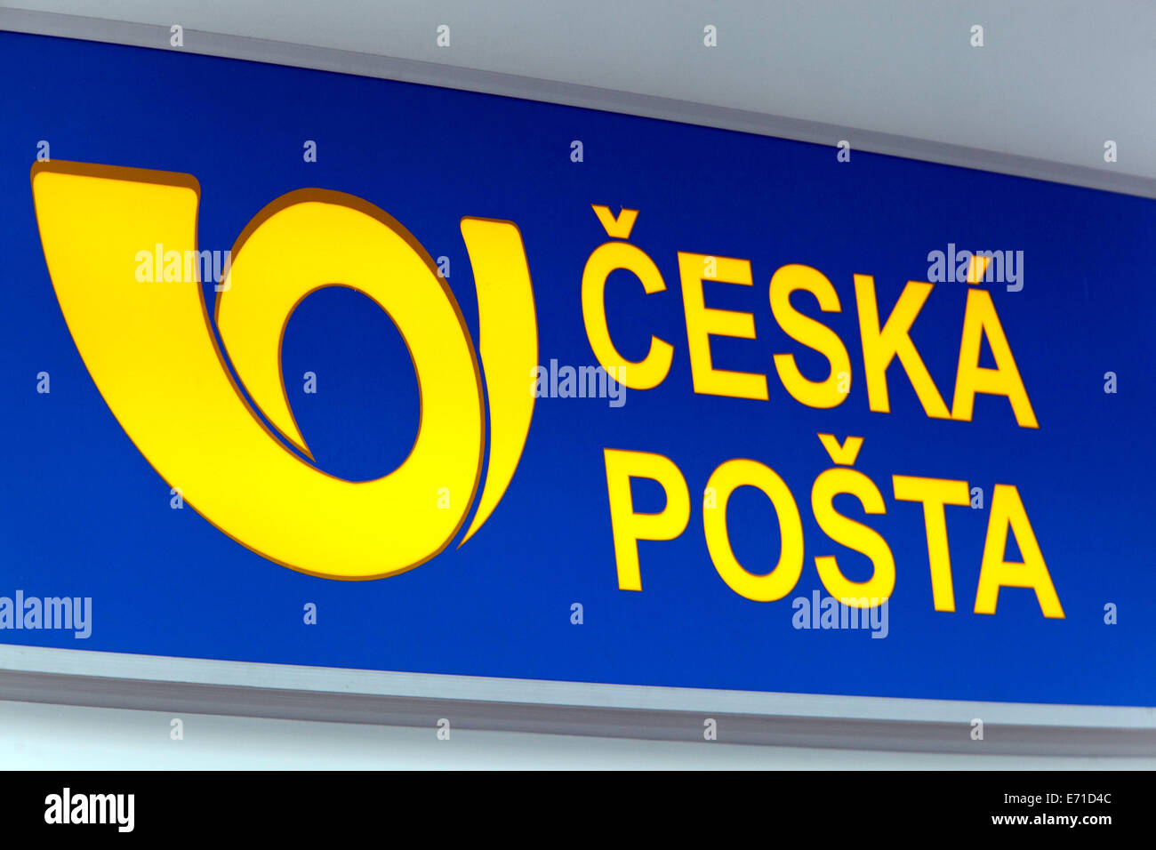 Ceska posta, Czech Post logo Stock Photo - Alamy