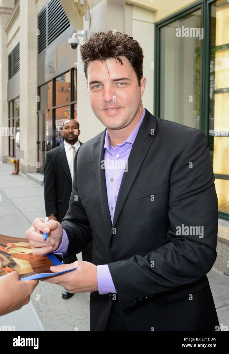 New York, NY, USA. 3rd Sep, 2014. Blake Rayne out and about for ...