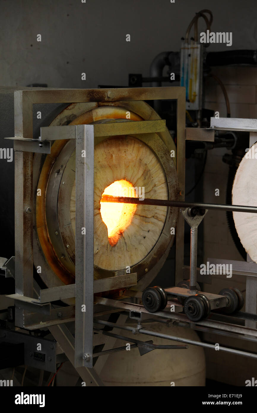 Glass blowing oven hires stock photography and images Alamy