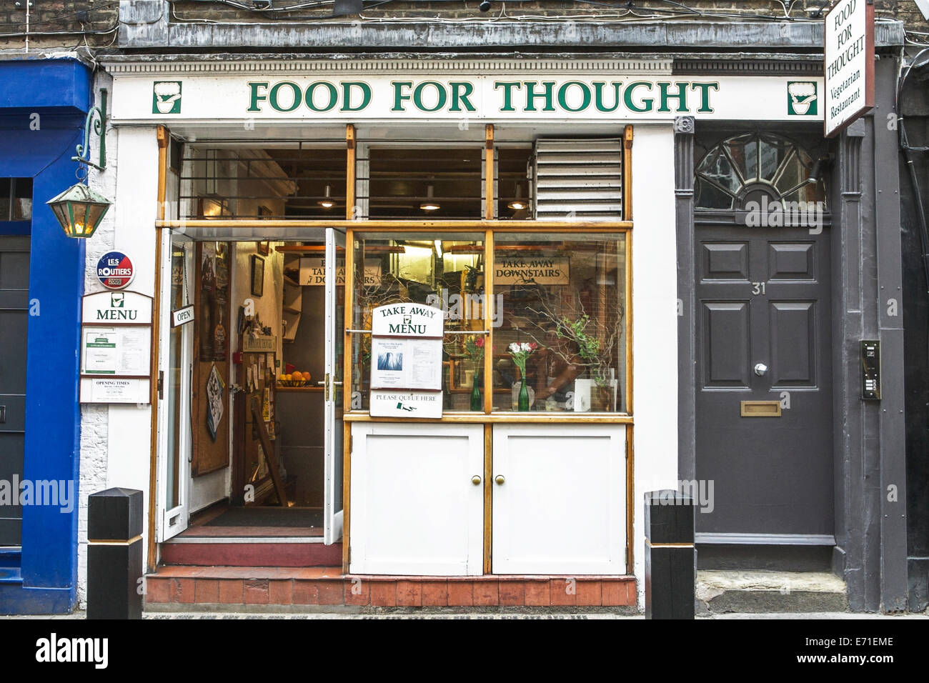 Vegetarian restaurant exterior High Resolution Stock Photography and