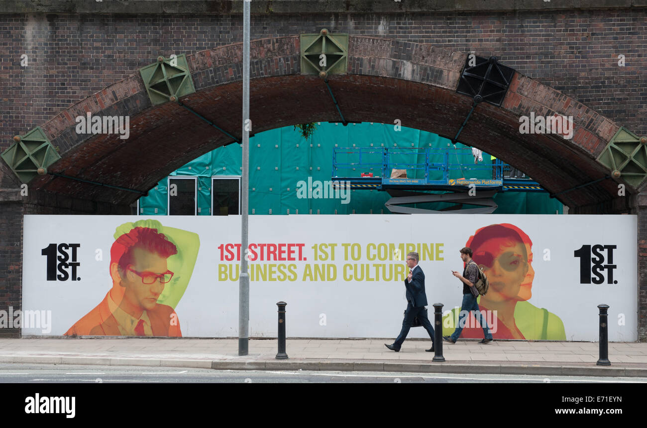 Home Arts, Business & Culture development Manchester Stock Photo