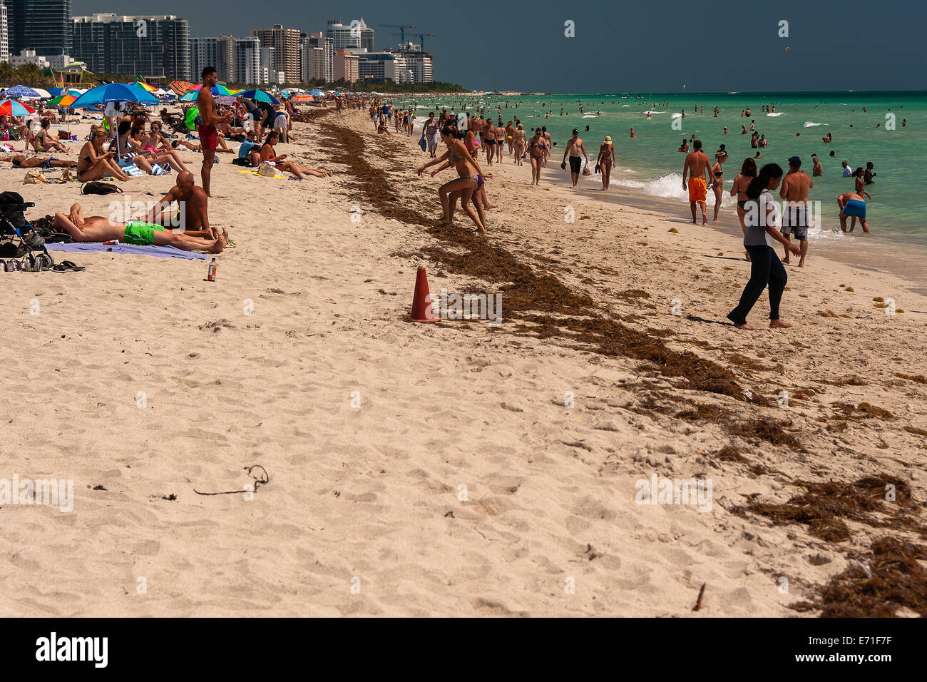 Miami South Beach Stock Photo