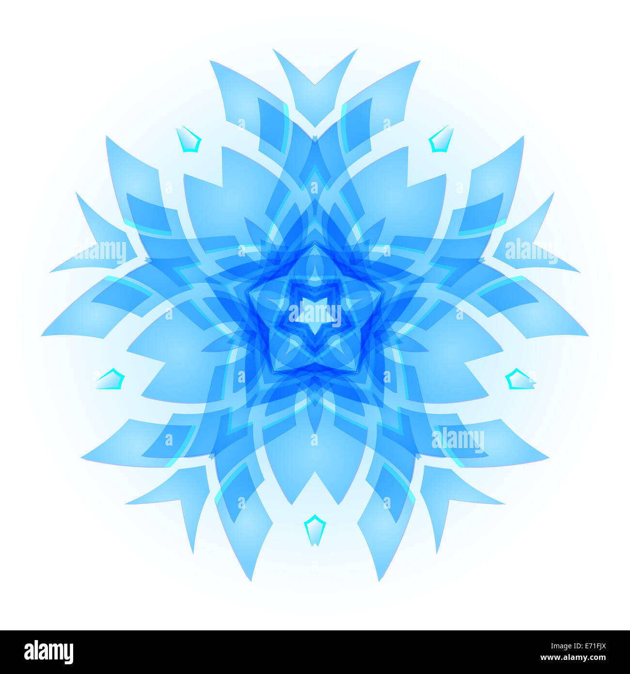 Silhouette snowflake on transparent hi-res stock photography and images ...