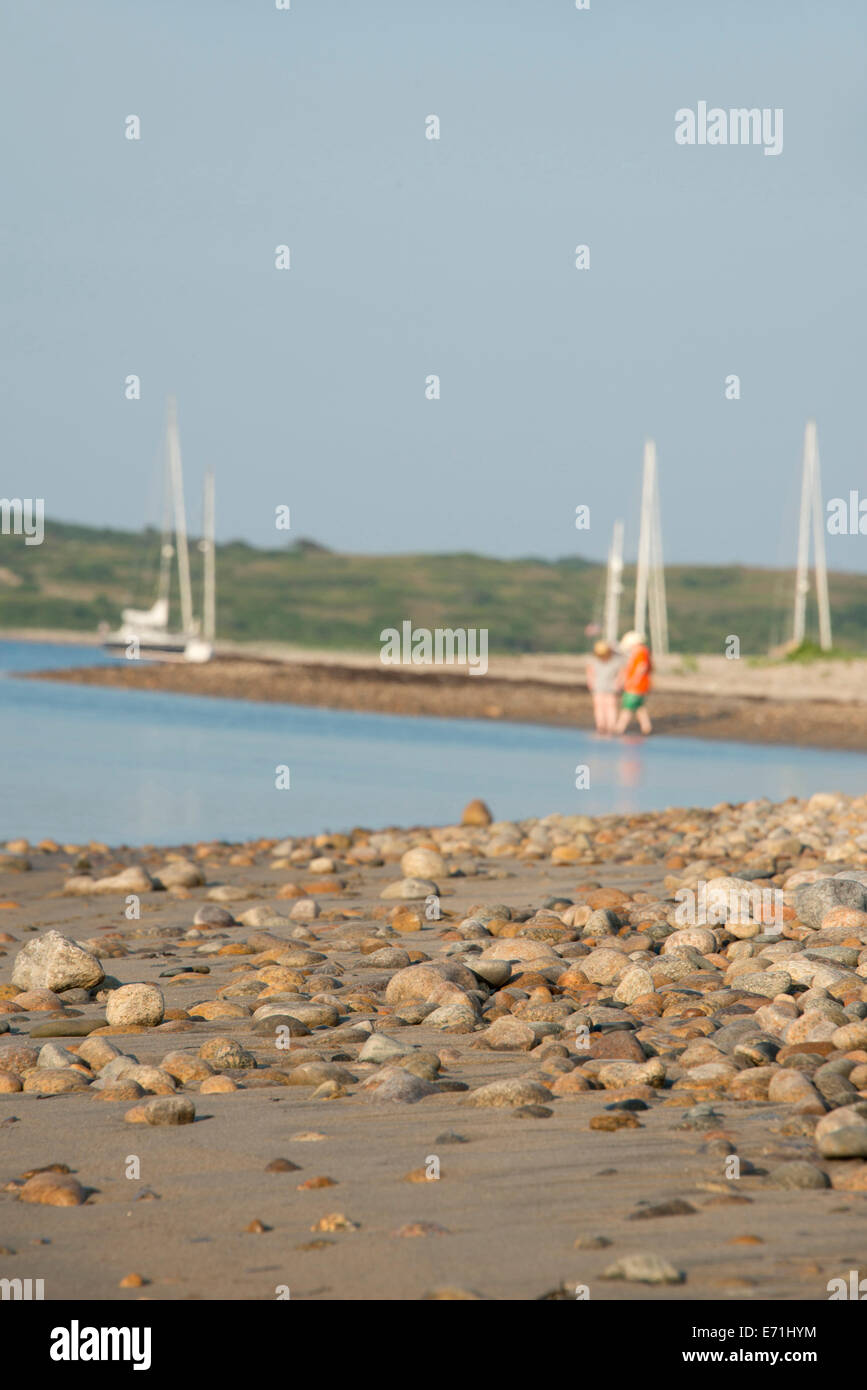 Massachusetts elizabeth islands cuttyhunk island hi-res stock 