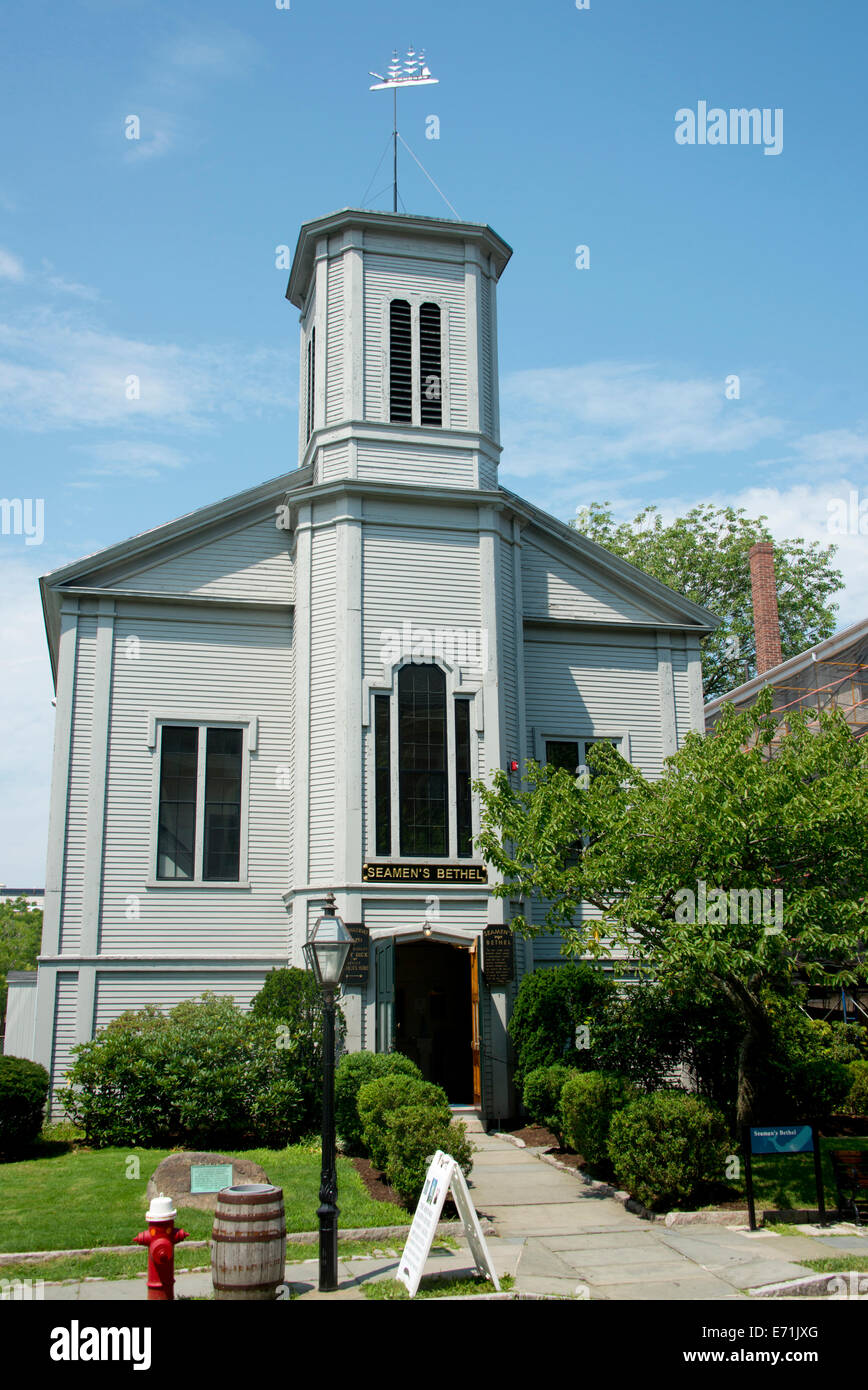 USA, Massachusetts, New Bedford, Johnny Cake Hill. Historic Seamen's