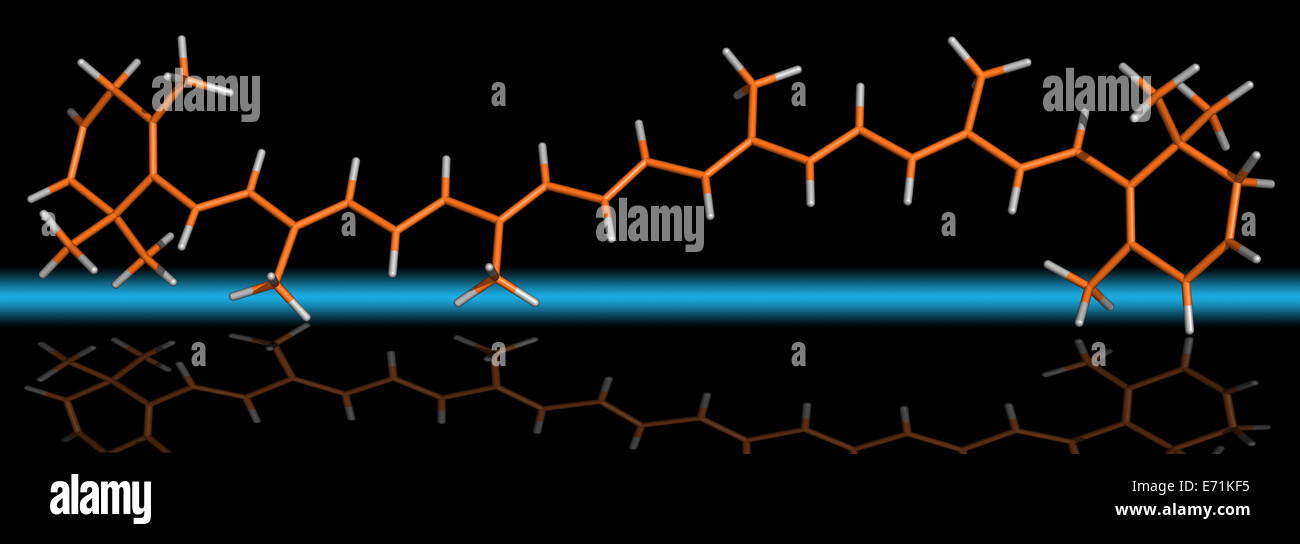 Beta Carotene Molecule Stock Photo Alamy