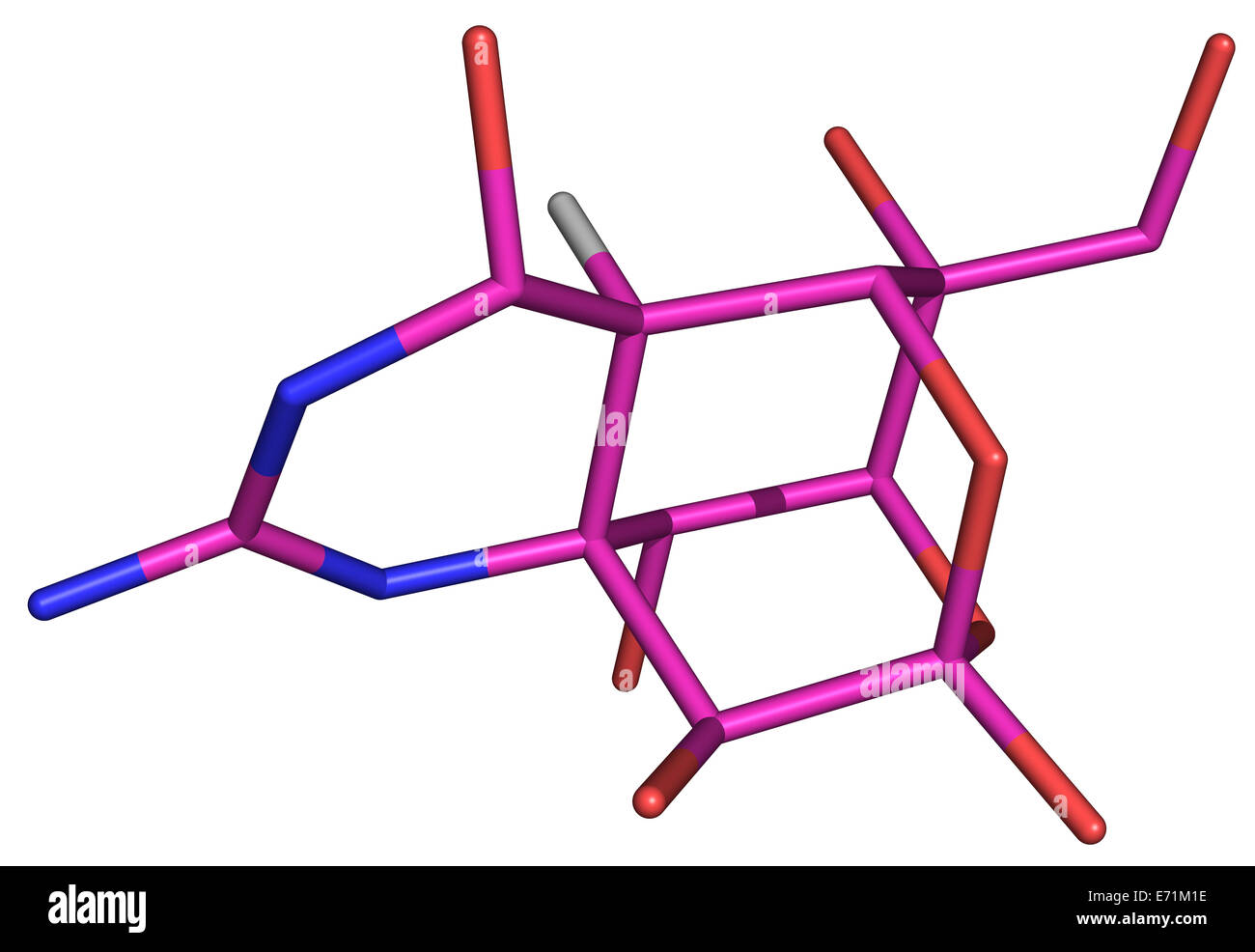 Tetrodotoxin, frequently abbreviated as TTX, is a potent neurotoxin. Stock Photo