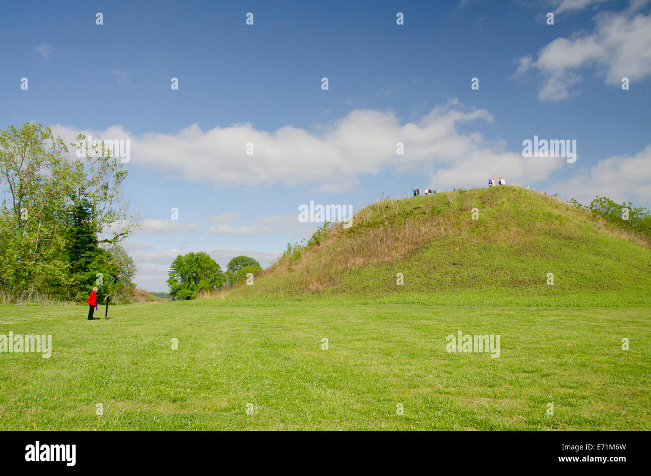 USA, Mississippi, Greenville. Winterville Mounds, a Native American