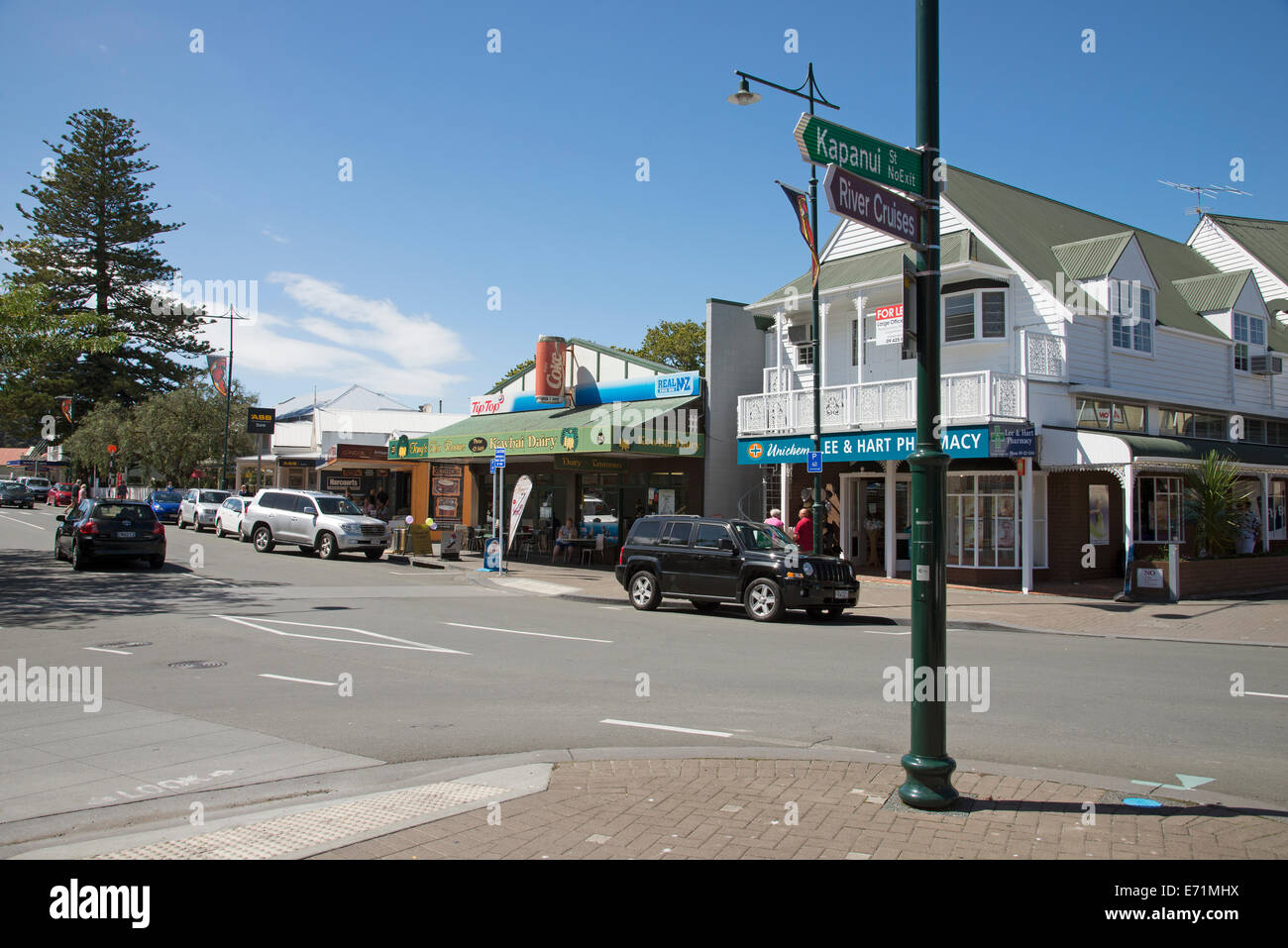 Warkworth town North island peninsula New Zealand Stock Photo Alamy