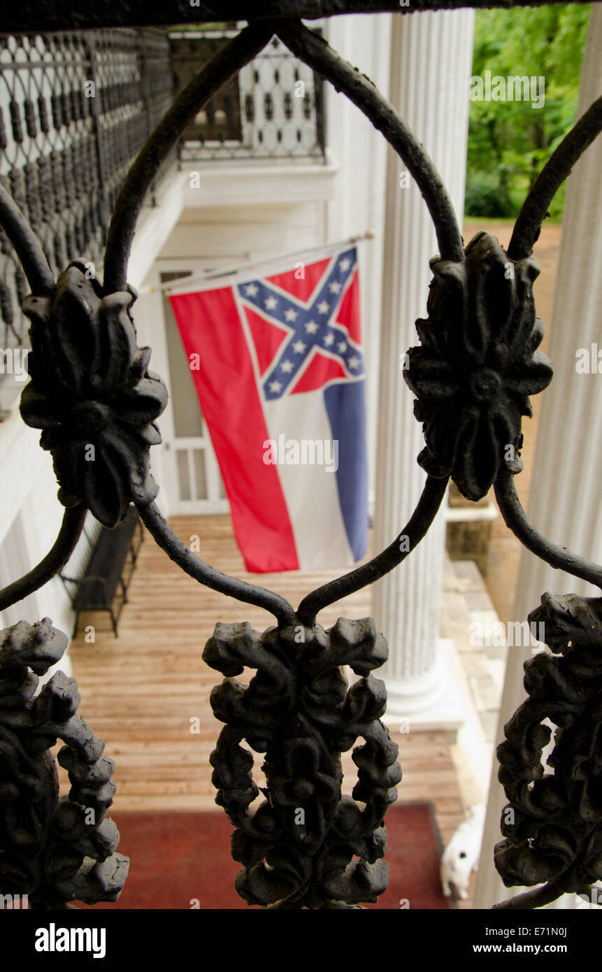 USA, Mississippi, Columbus. Waverley Plantation Mansion, antebellum