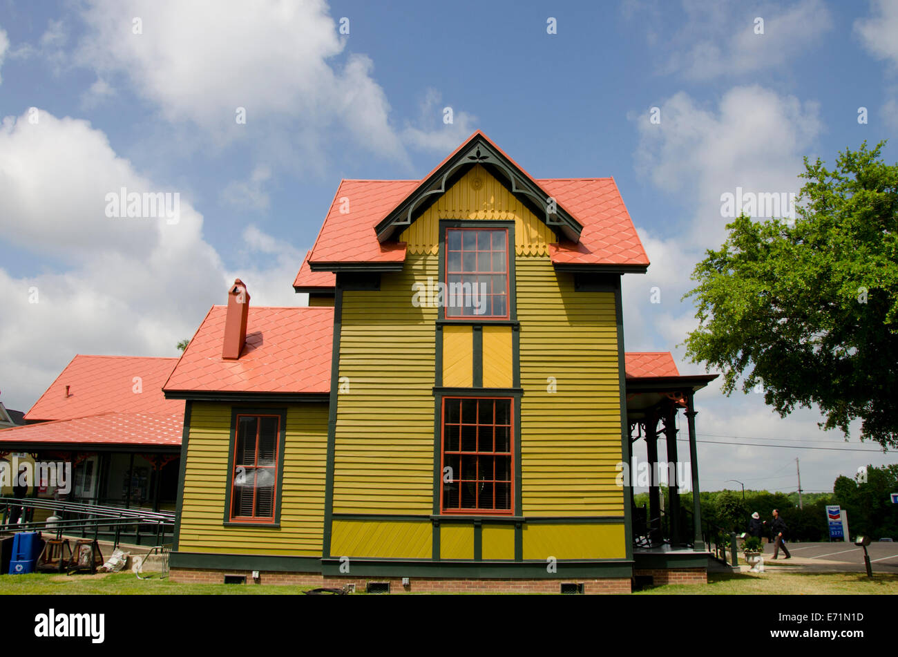 USA, Mississippi, Columbus. Childhood home of Pulitzer Prize-winning playwright, Tennessee Williams. National Literary Landmark. Stock Photo