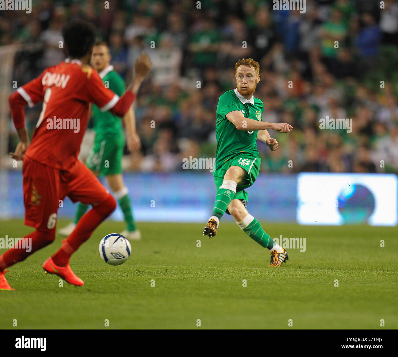 Dublin, Ireland. 03rd Sep, 2014. International friendly fixture