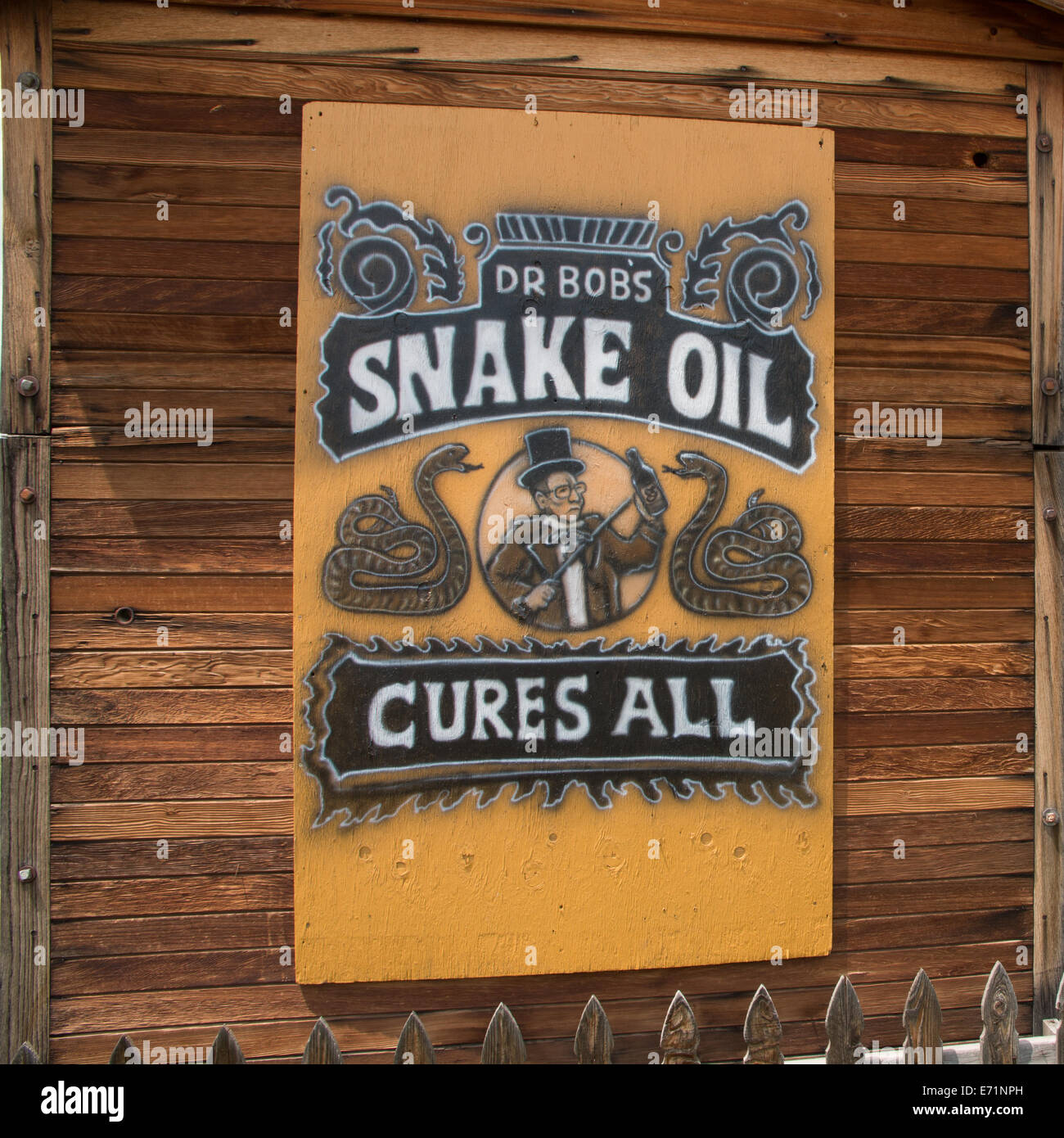 a-sign-for-dr-bobs-snake-oil-cure-all-in-masonville-co-E71NPH.jpg