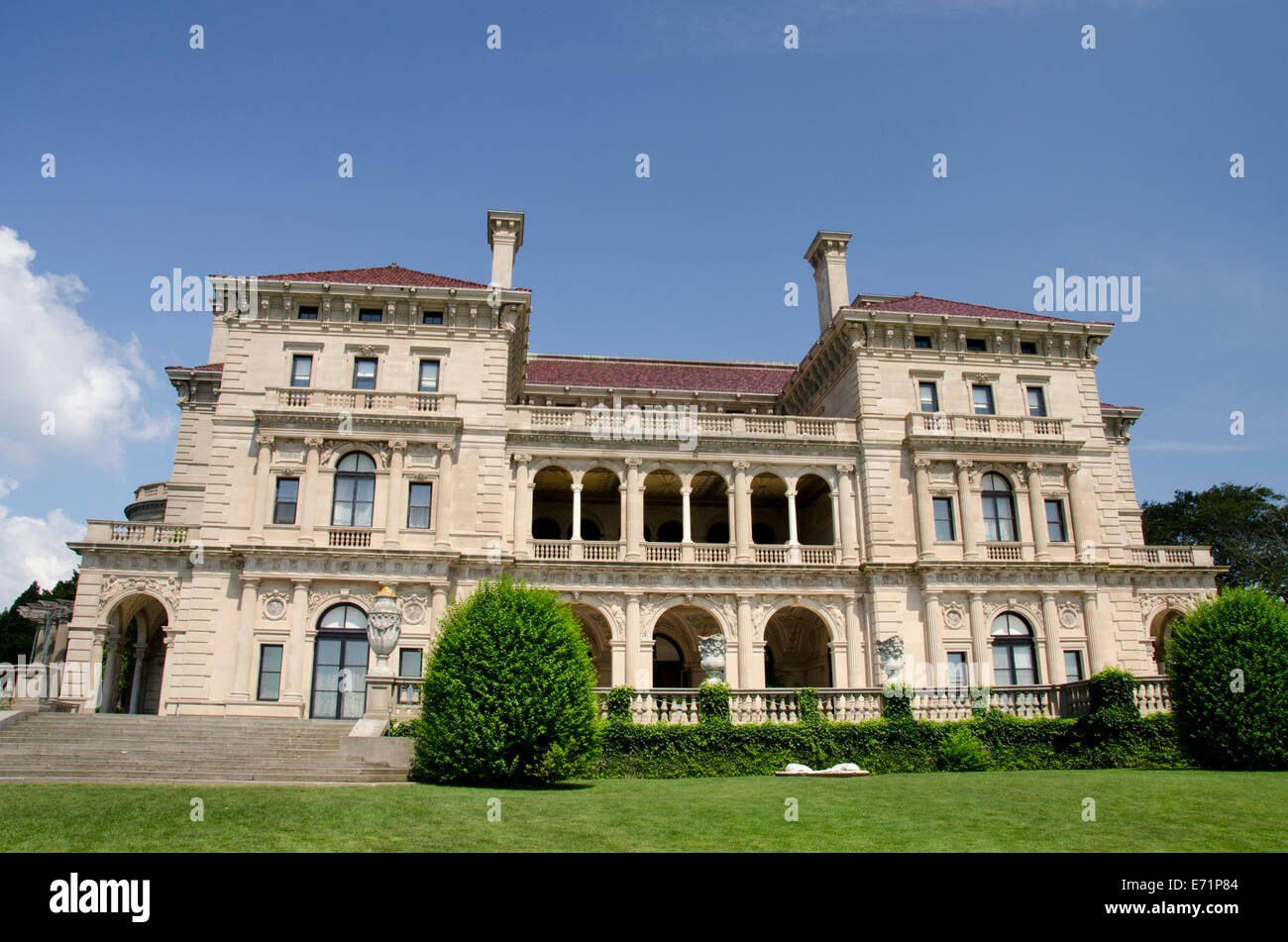 USA, Rhode Island, Newport. Historic Golden Age Newport home, The