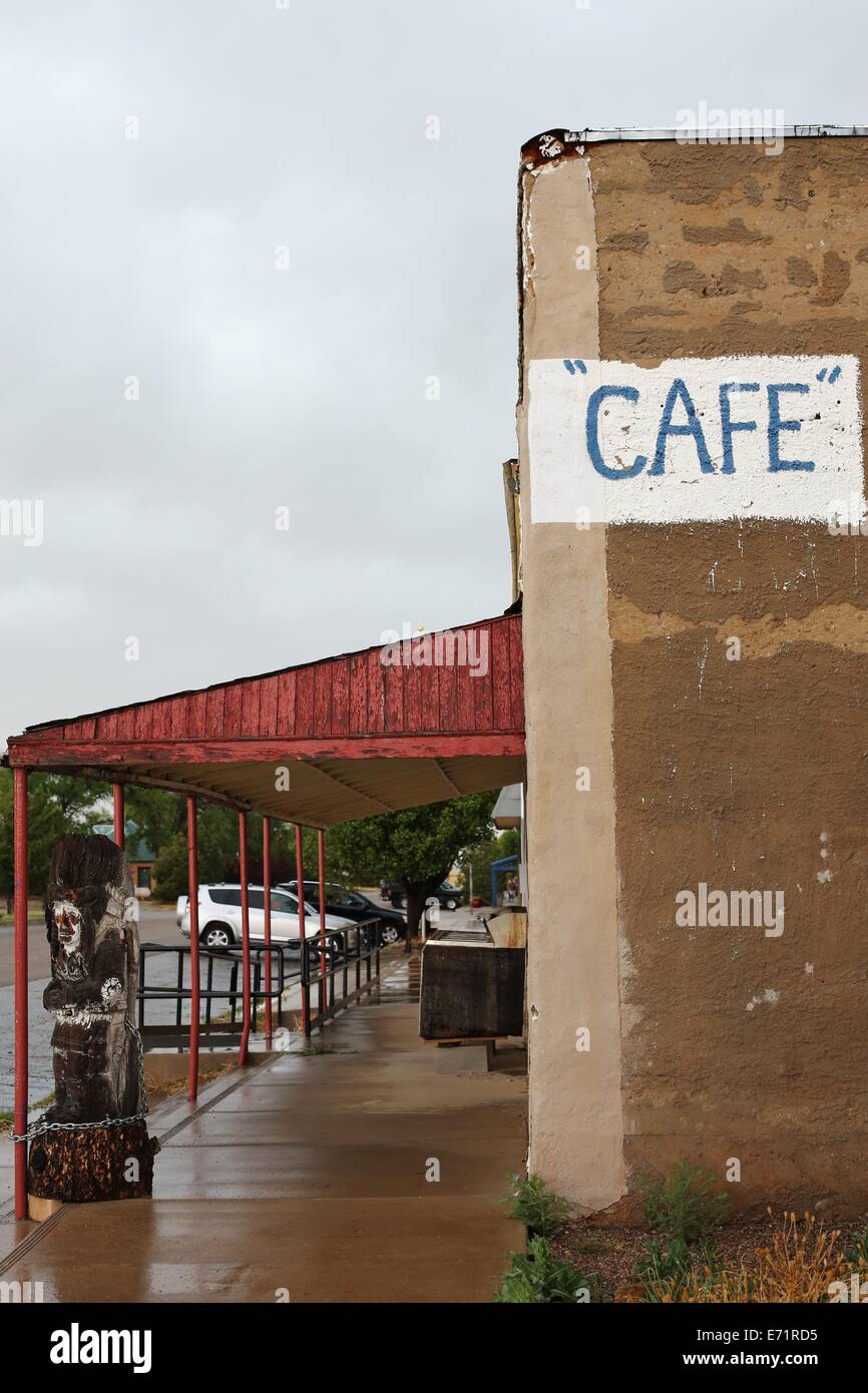 An old cafe in Roy, New Mexico Stock Photo Alamy