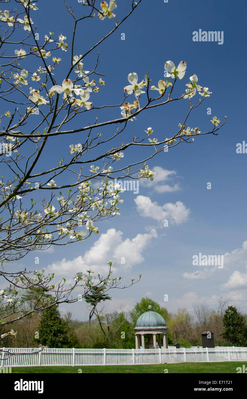 USA, Tennessee, Nashville. The Hermitage, plantation of President Andrew Jackson. Jackson's Tomb