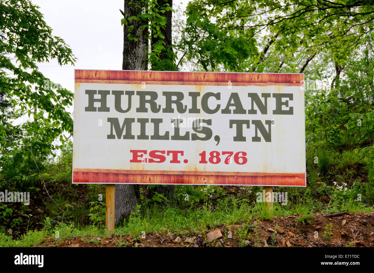 Usa Tennessee Hurricane Mills Loretta Lynn Ranch Stock Photo
