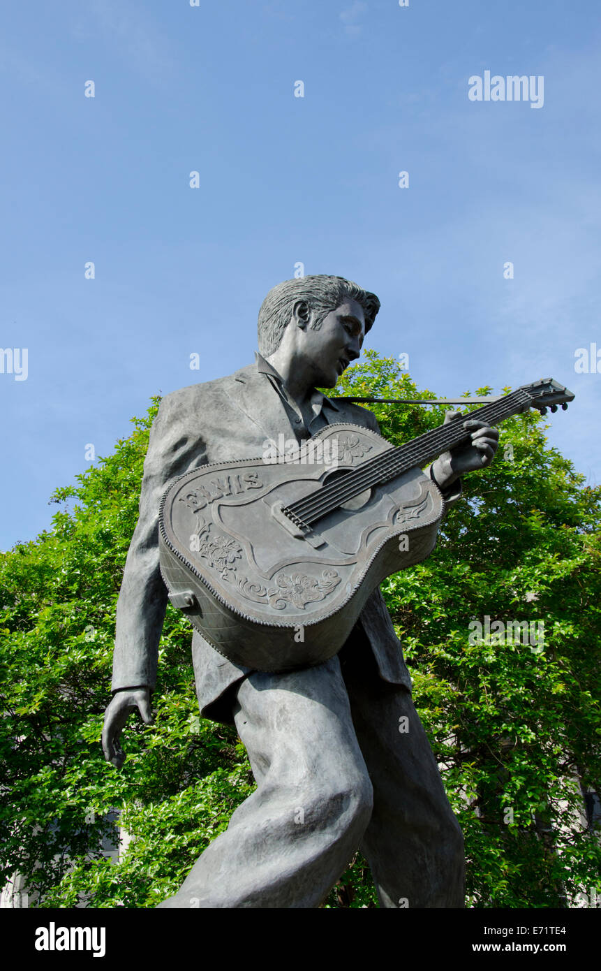 Statue elvis presley memphis tennessee hires stock photography and