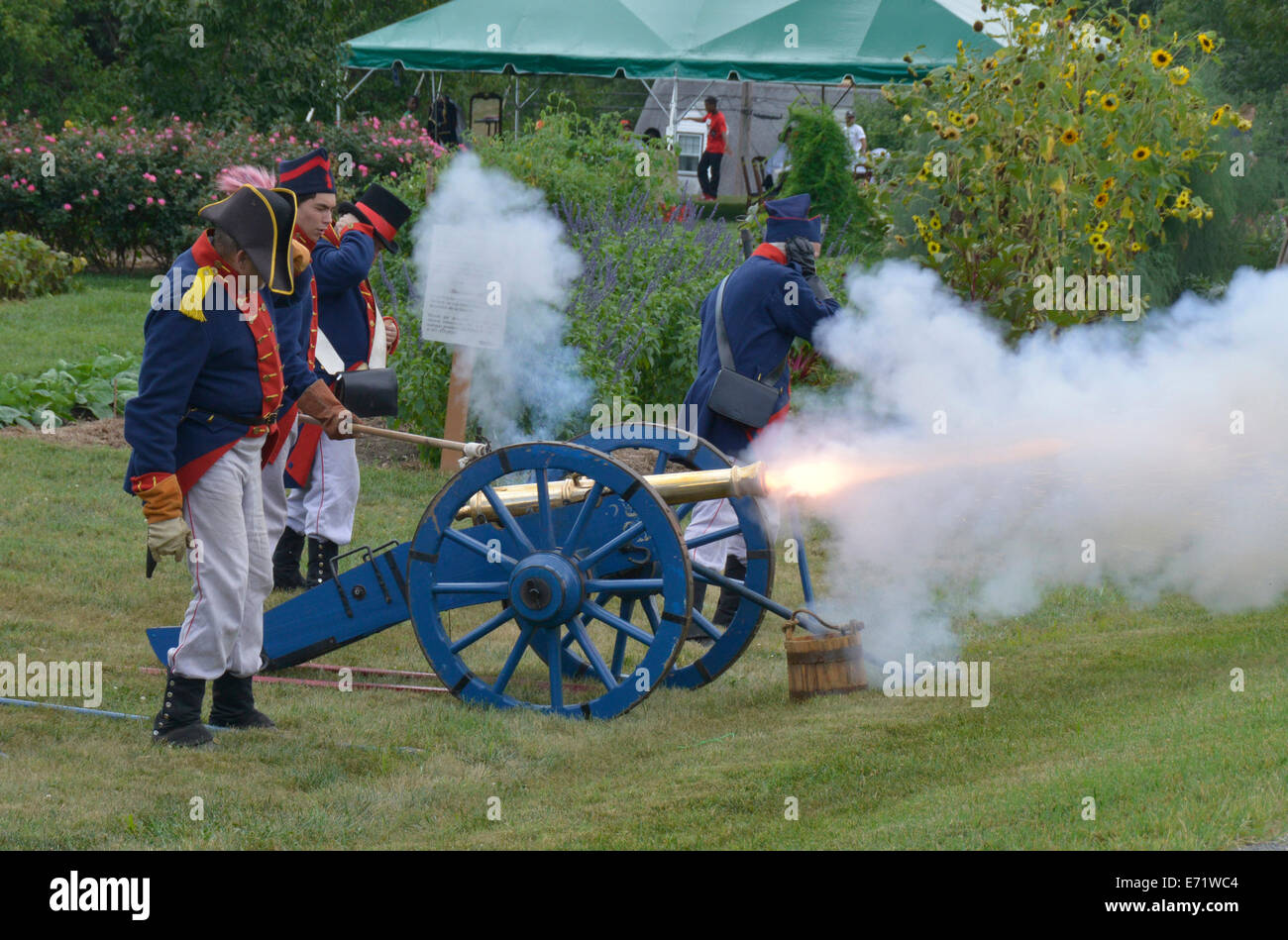 Battle of Bladensburg reenactment in Riverdale Park, Md Stock Photo Alamy
