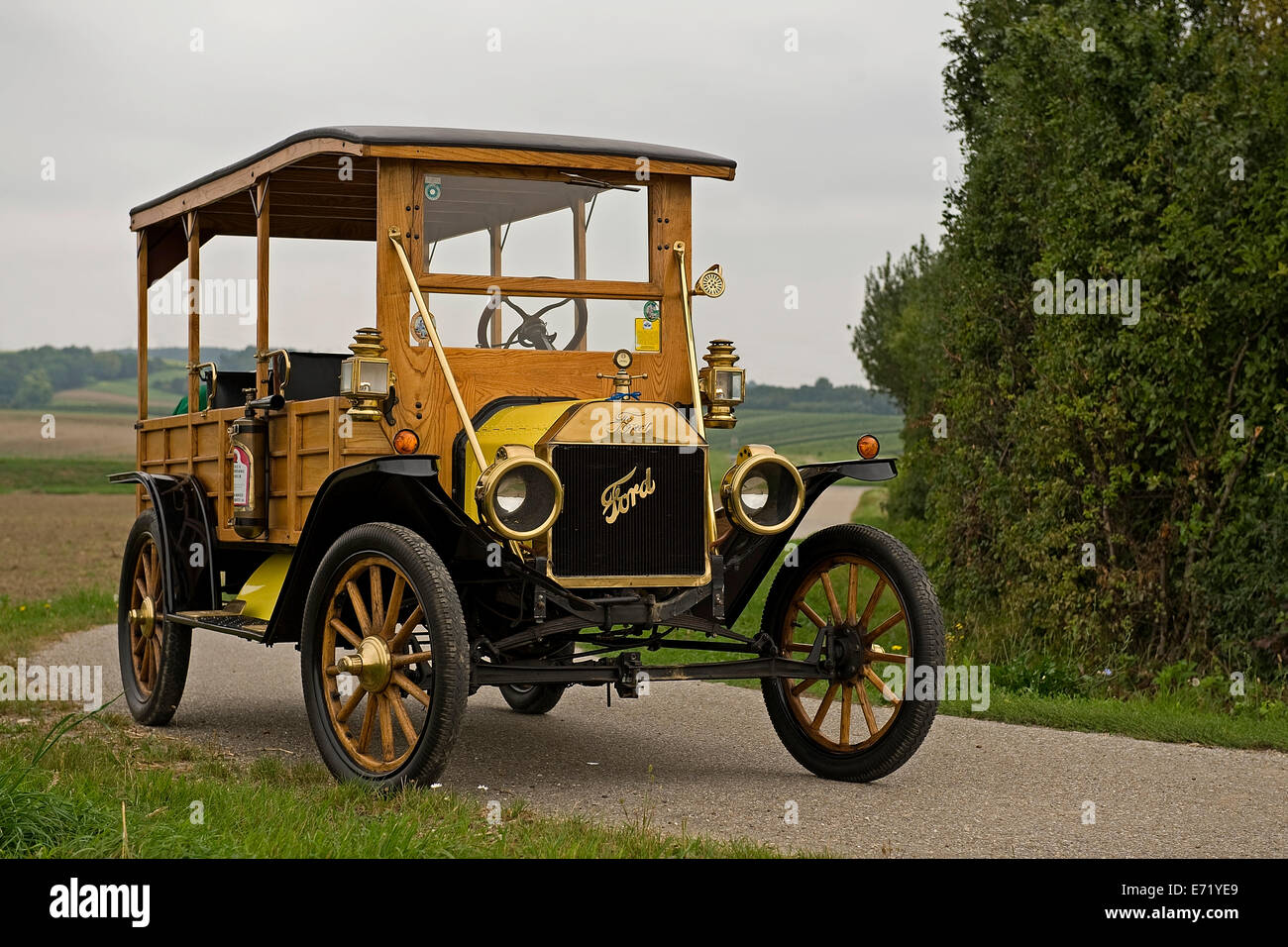 Ford Model T, built in 1910, 4 cylinder, 1056cc, 20 PS, 67 km/h, 680 kg Stock Photo