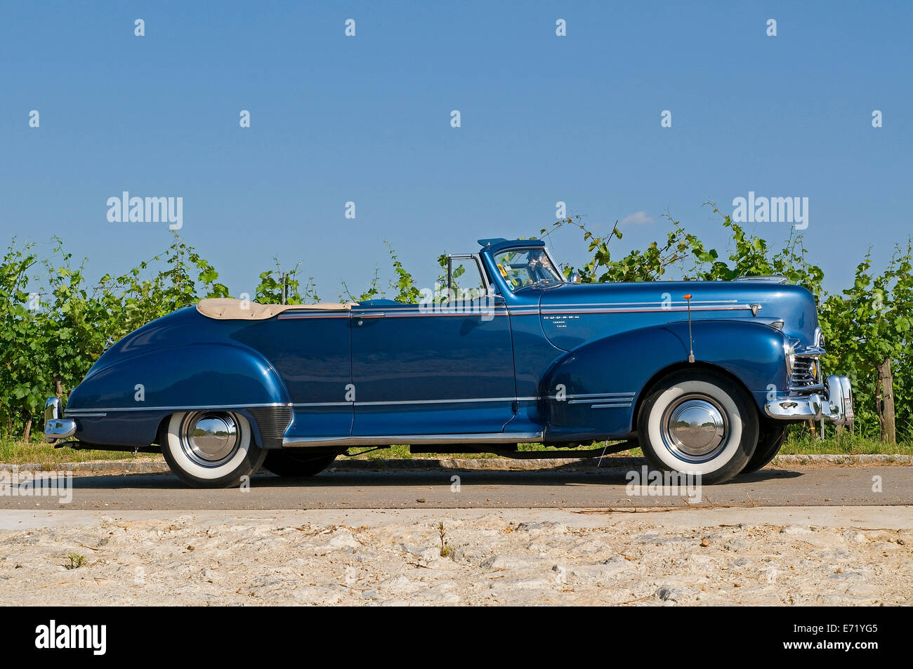 Hudson Commodore Convertible, built in 1947, Detroit, Michigan, United States Stock Photo