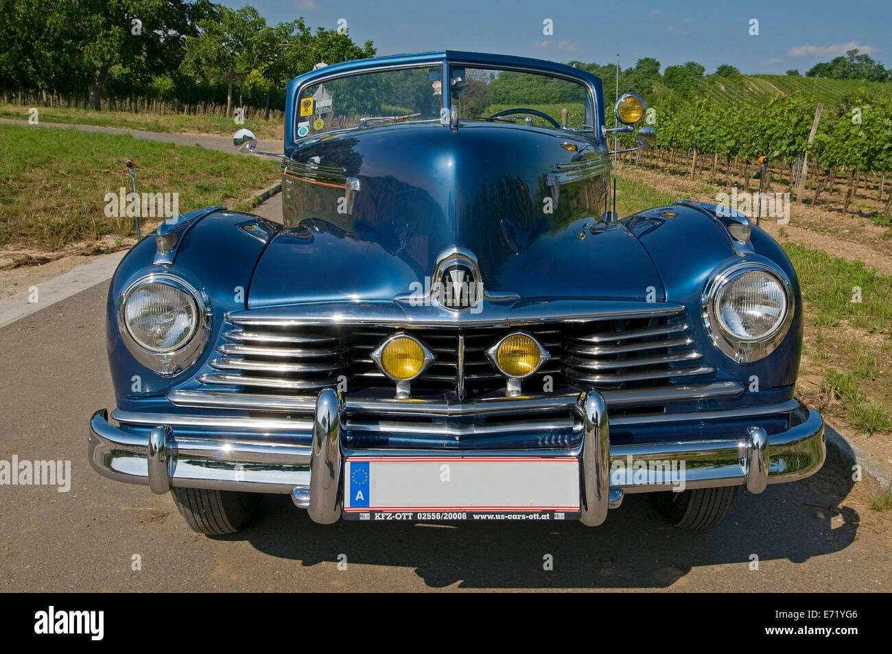 Hudson Commodore Convertible, built in 1947, Detroit, Michigan, United States Stock Photo