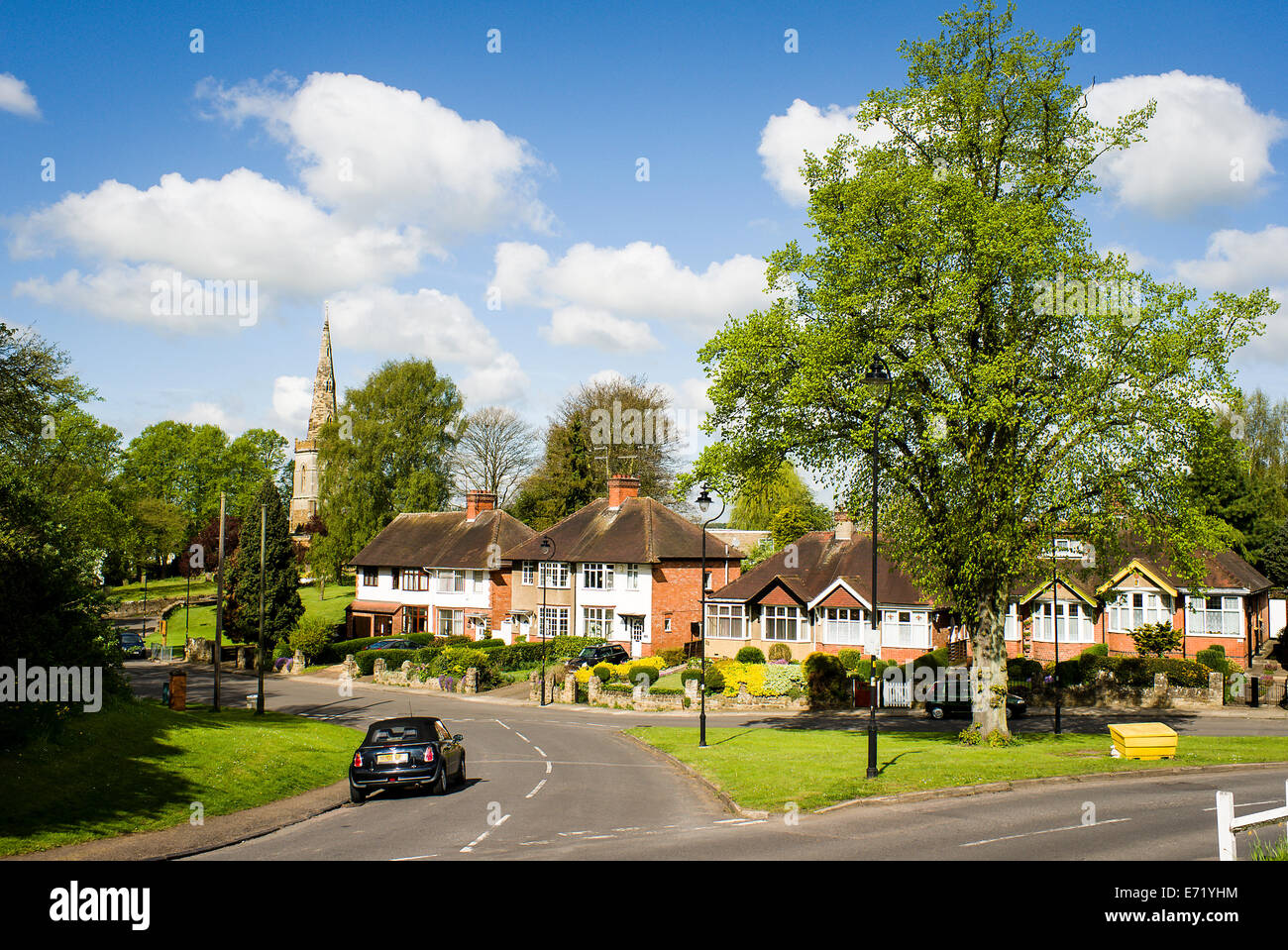 Kingsthorpe village a suburb of Northampton town UK Stock Photo