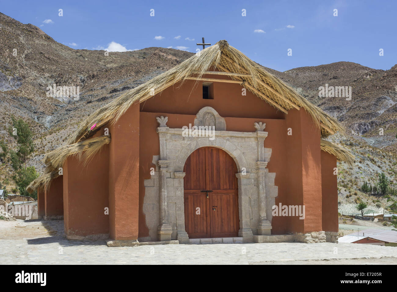 Church, Belen, Arica y Parinacota Region, Chile Stock Photo