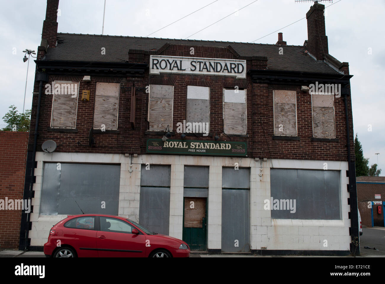 Royal Standard Pub, Rotherham, South Yorkshire abandoned public house