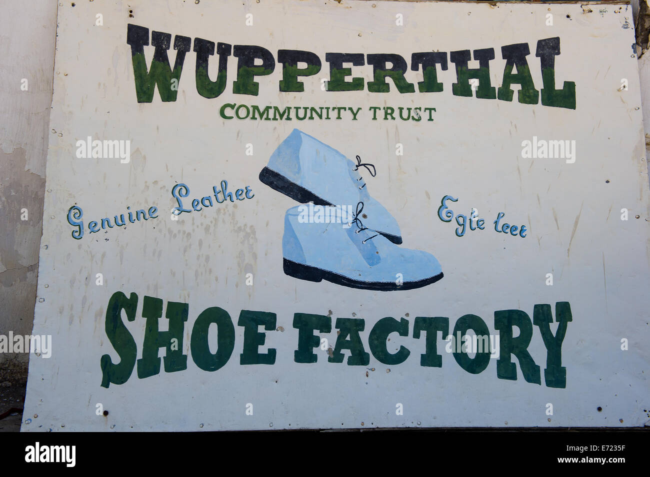 Traditional shoe factory, Wupperthal, South Africa Stock Photo Alamy