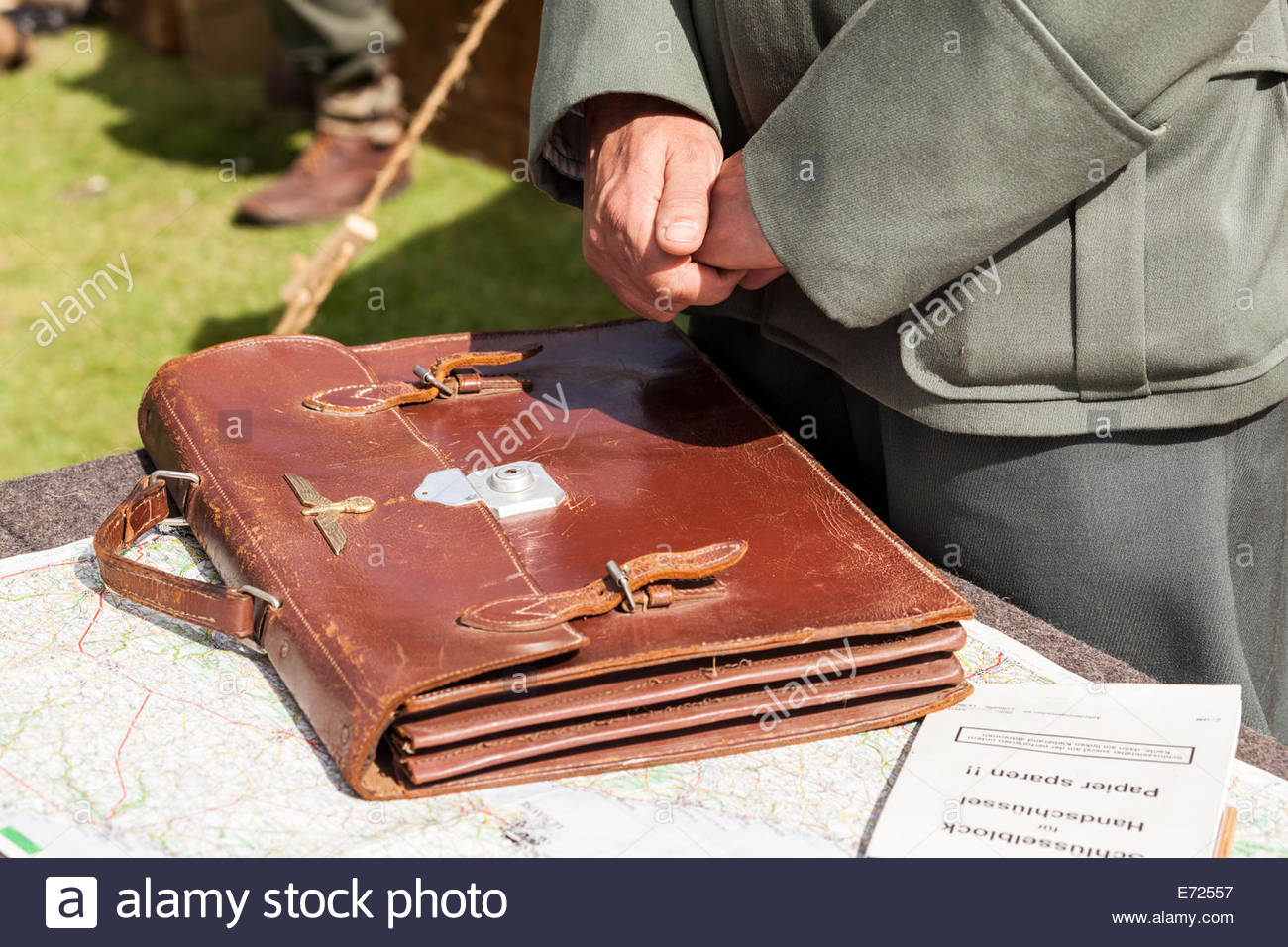 german leather briefcase