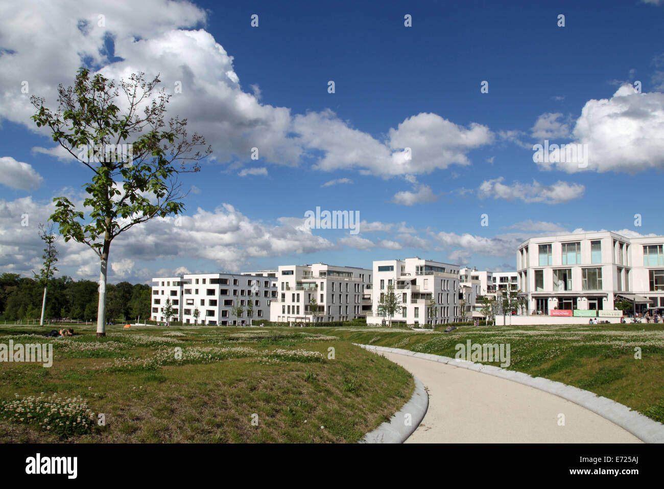 attractive modern houses in Stuttgart, Killesberg, Germany Stock Photo ...